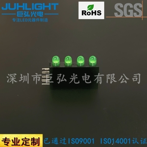 组合灯四孔四灯普绿 LED阵列 HOLDER LED网通座子灯 网通通信