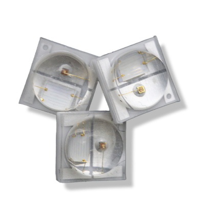 巨弘光电 3535 球头陶瓷四脚红紫双色 LED 灯珠 660nm/395nm 美甲机光源贴片灯珠