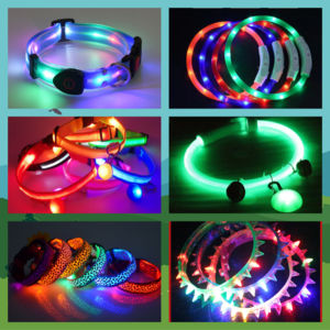 七彩led灯条 宠物发光项圈led软灯条 夜光七彩RGB led灯条