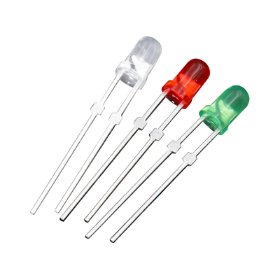 3mm 红绿蓝黄插件 LED 灯珠 F3 直插指示灯珠 巨弘光电