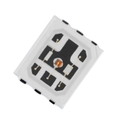 2835 六腳高亮 RGB 全彩 LED 燈珠 0.5W 高功率 環(huán)形直播補(bǔ)光燈專用貼片發(fā)光二極管